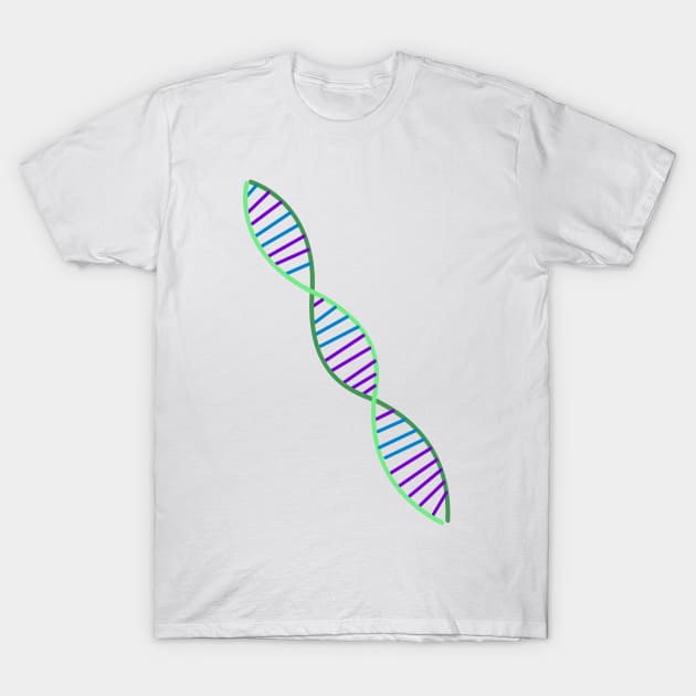 Double Helix DNA Strand T-Shirt by PatrioTEEism